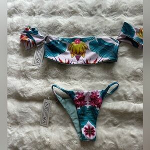 NWT - Nuera Swim Floral Bikini Set